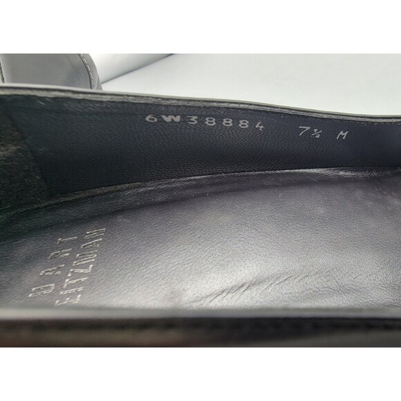 Stuart Weitzman Black Leather Oxford Heels Women’s Size 7.5 Made in Spain EUC - Picture 15 of 15